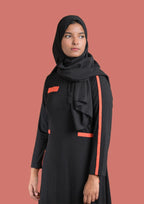 baraqah female modest fashion black abaya for girls 