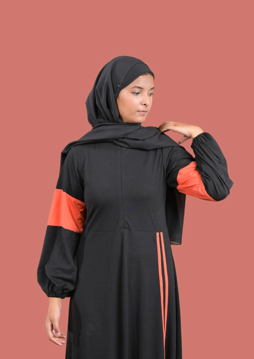 baraqah modest fashion black abaya for women