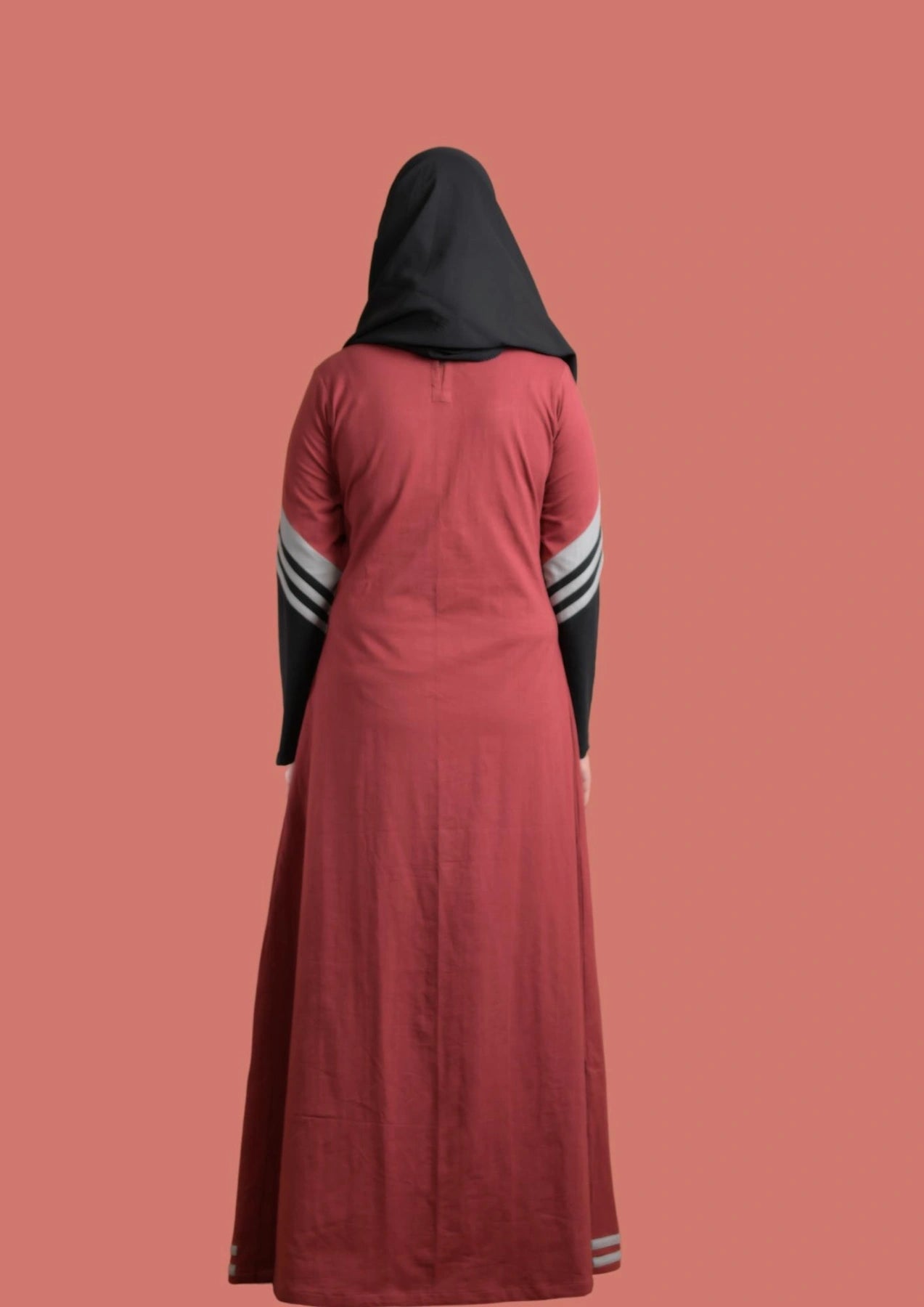 baraqah modest fashion pink abaya for women
