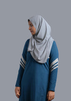 baraqah modest fashion light blue abaya for women