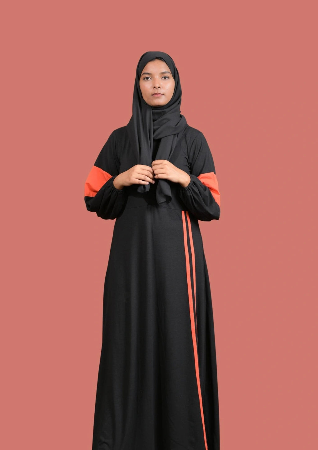 baraqah modest fashion black abaya for women