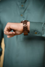 Aquamarine Luma Shirt Collar Kameez Shalwar