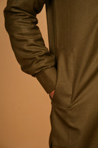army green pathan kameez shalwaar for men 