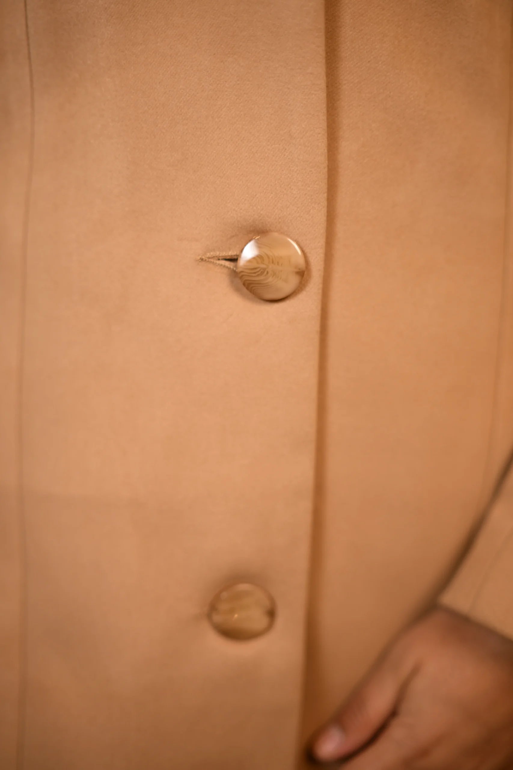 baraqah beige winter overcoat for women