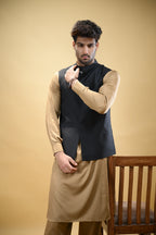 Black Bandgala Waistcoat
