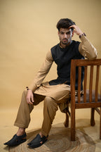 Black Bandgala Waistcoat