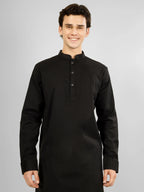 black stretch kameez shalwaar for men 