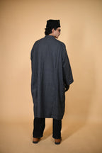 baraqah blue houndstooth winter pheran 