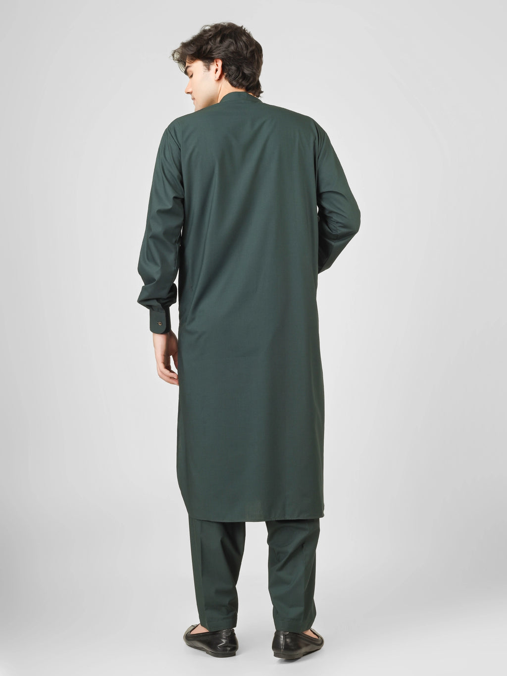 bottle green kameez shalwaar for men 