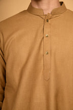 bright beige pathan kameez shalwaar for men 