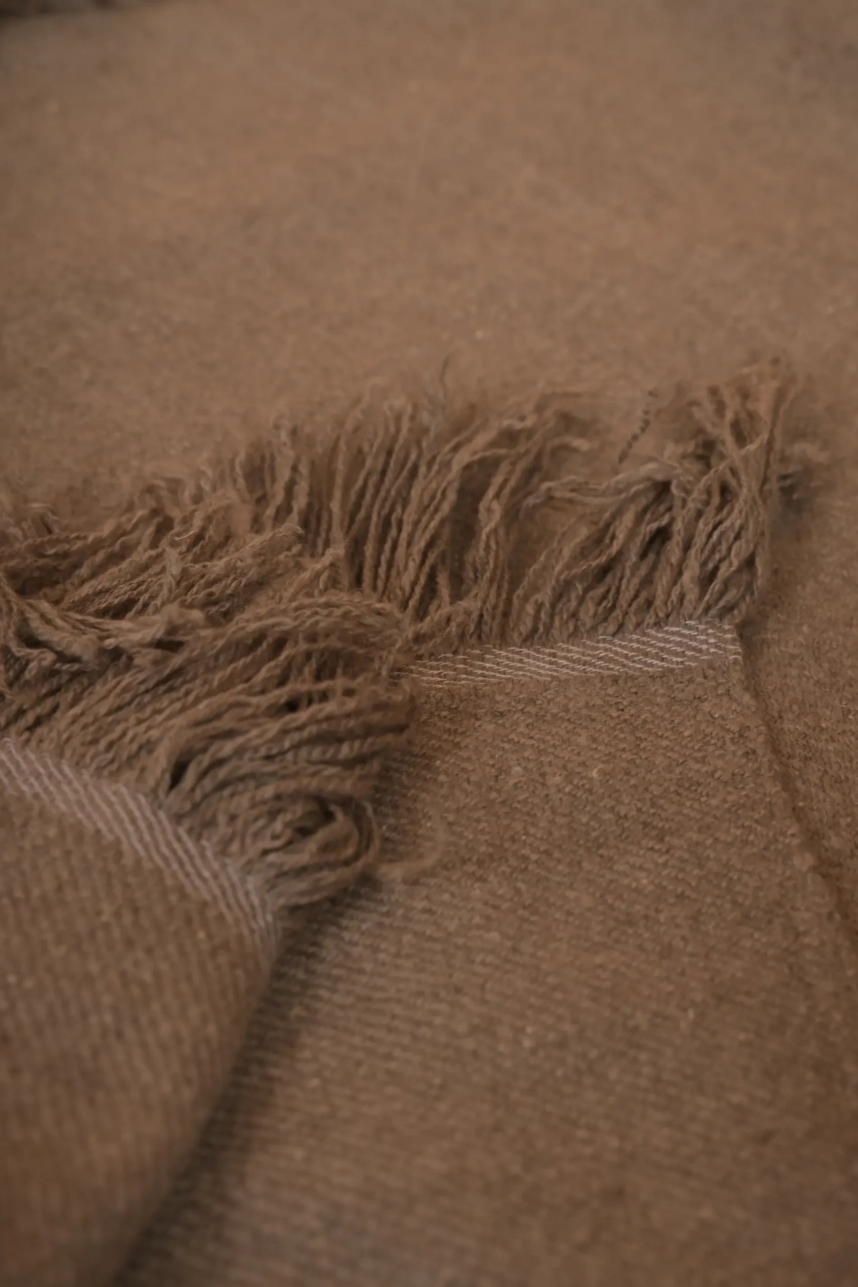 Natural White Handwoven Cashmere – 450 GSM
