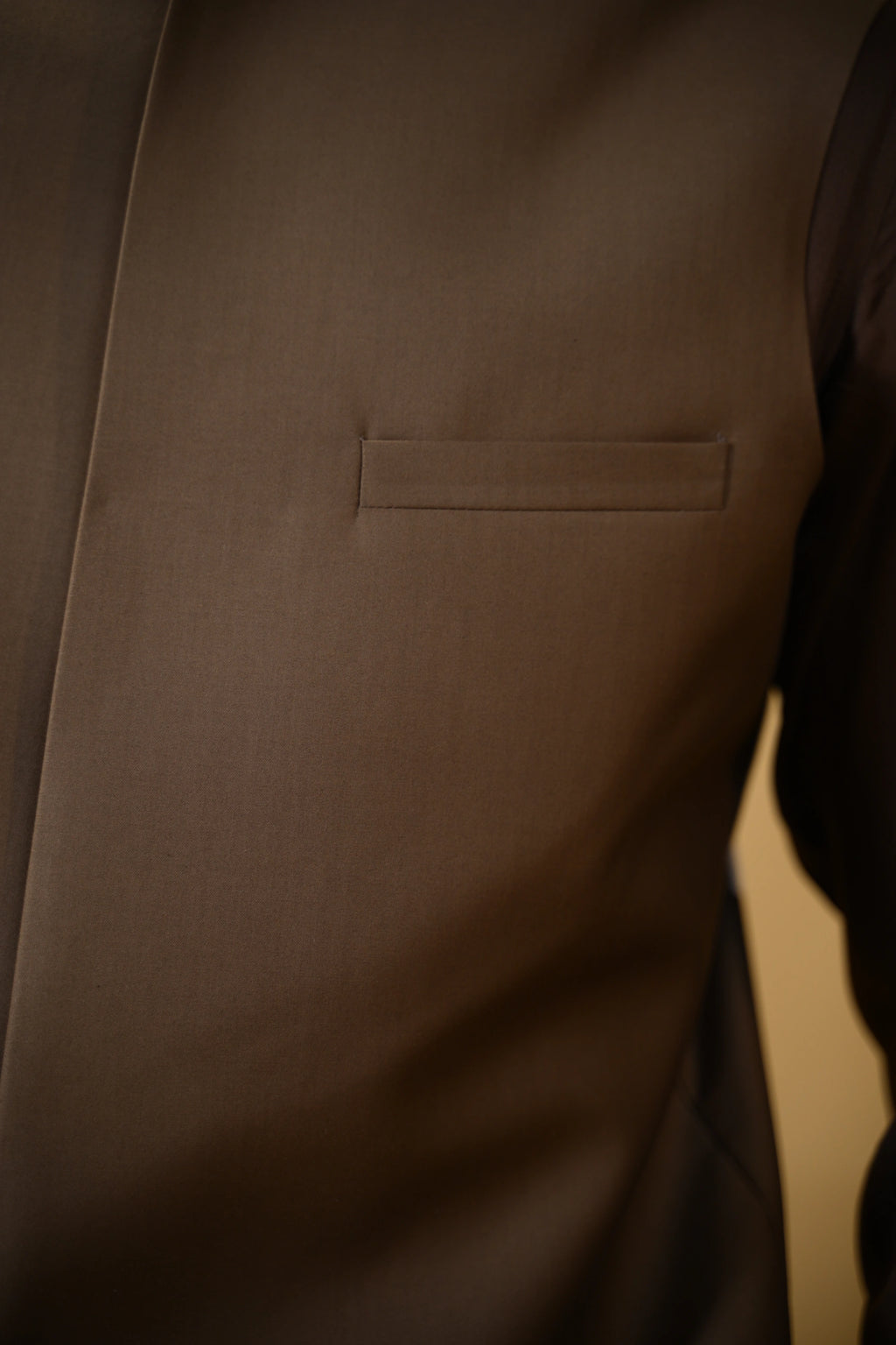 Chocolate Brown Bandgala Waistcoat