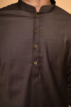 coffeee brown pre winter tamtadu kameez shalwar for men 