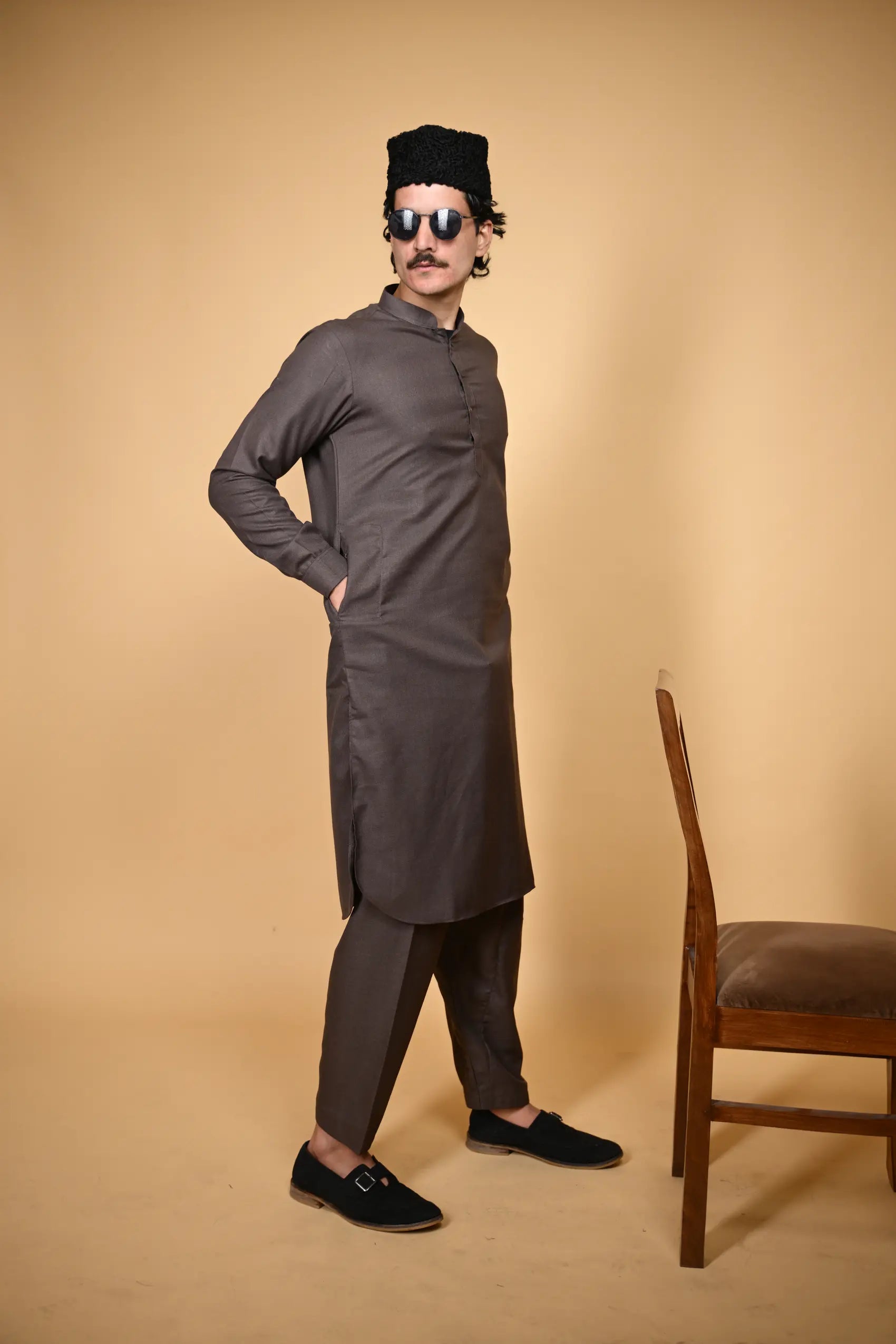 coffee jackan winter kameez shalwaar for men