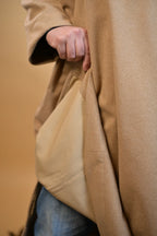baraqah creme dotted winter pheran for men 