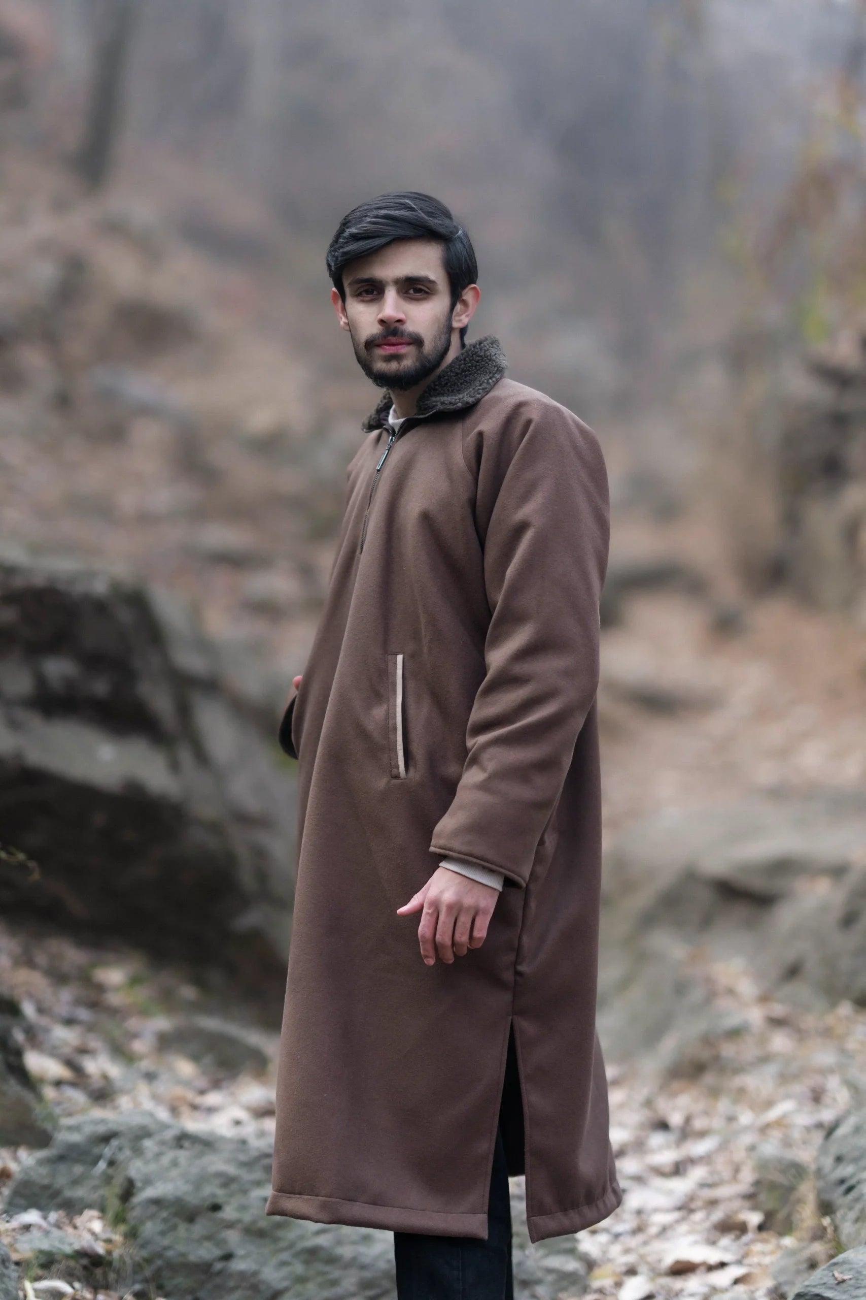baraqah traditional winter pheran for men 