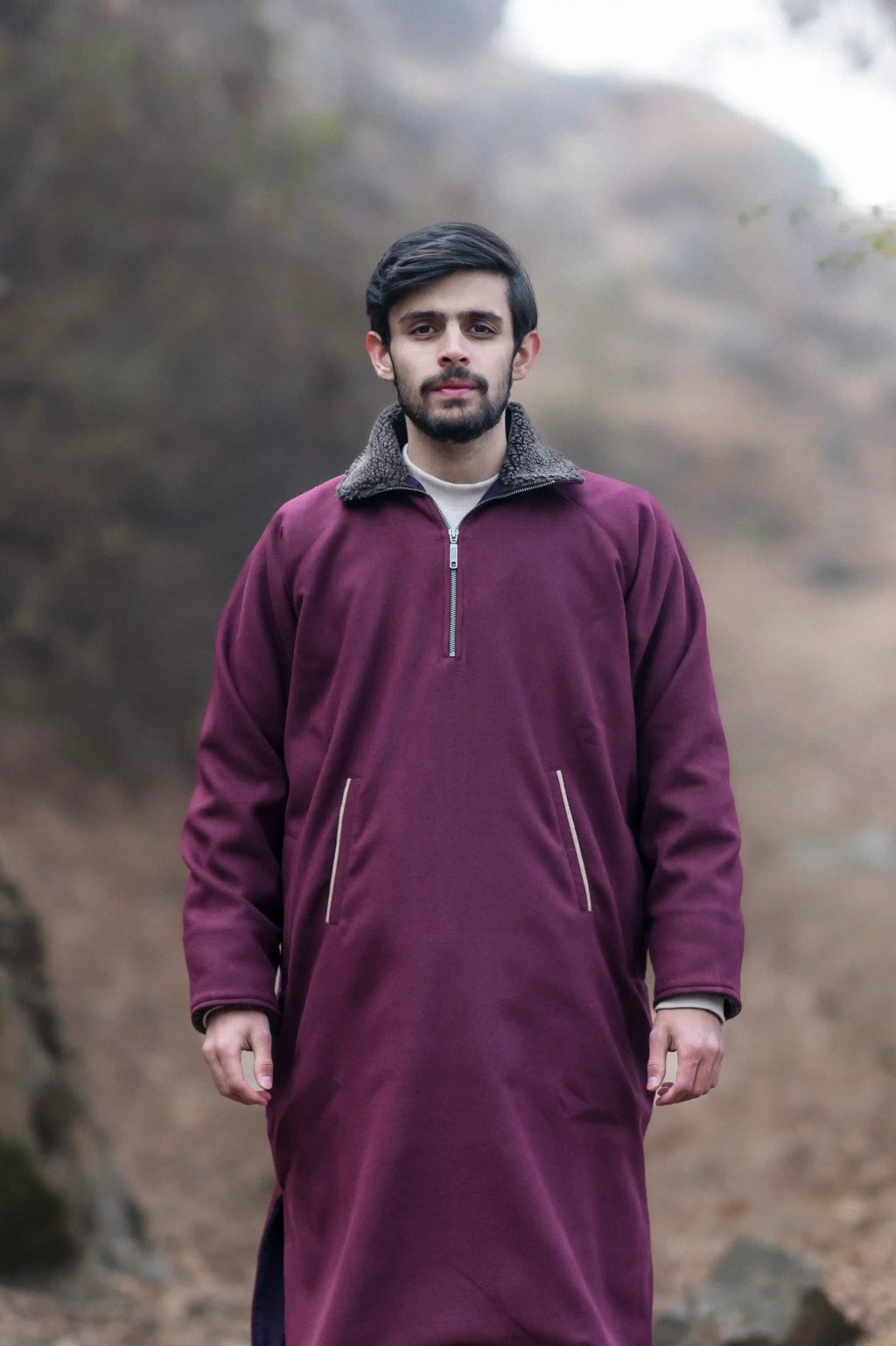 baraqah traditional winter pheran for men 