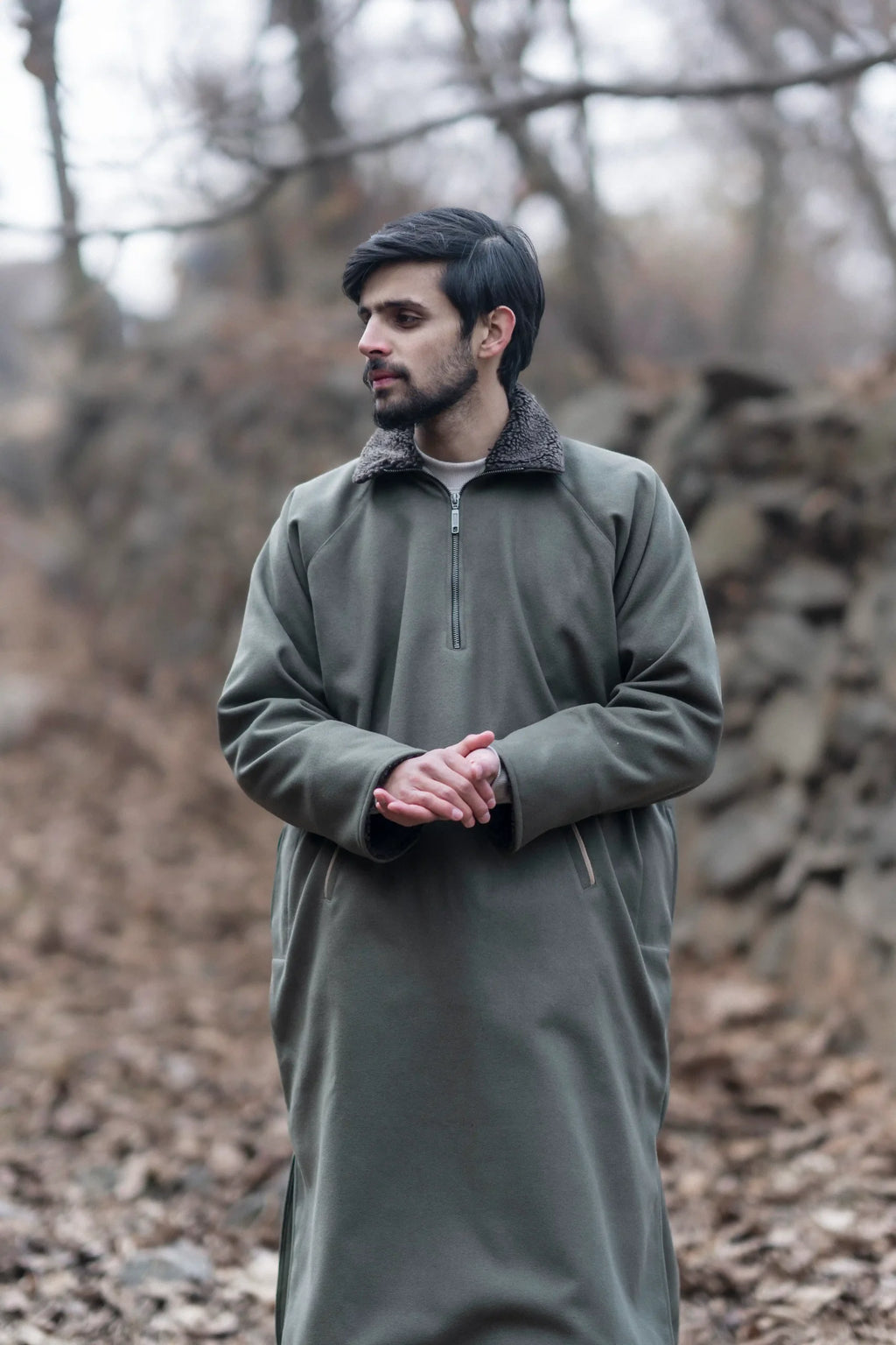 baraqah traditional winter pheran for men 