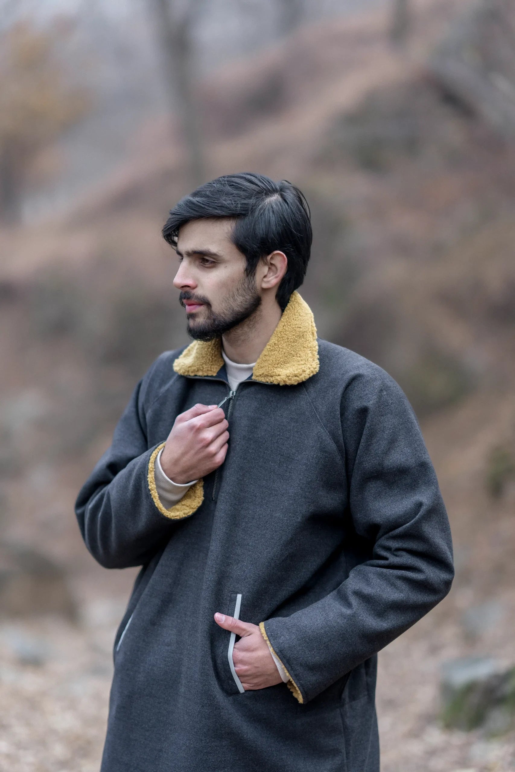 baraqah traditional winter pheran for men 
