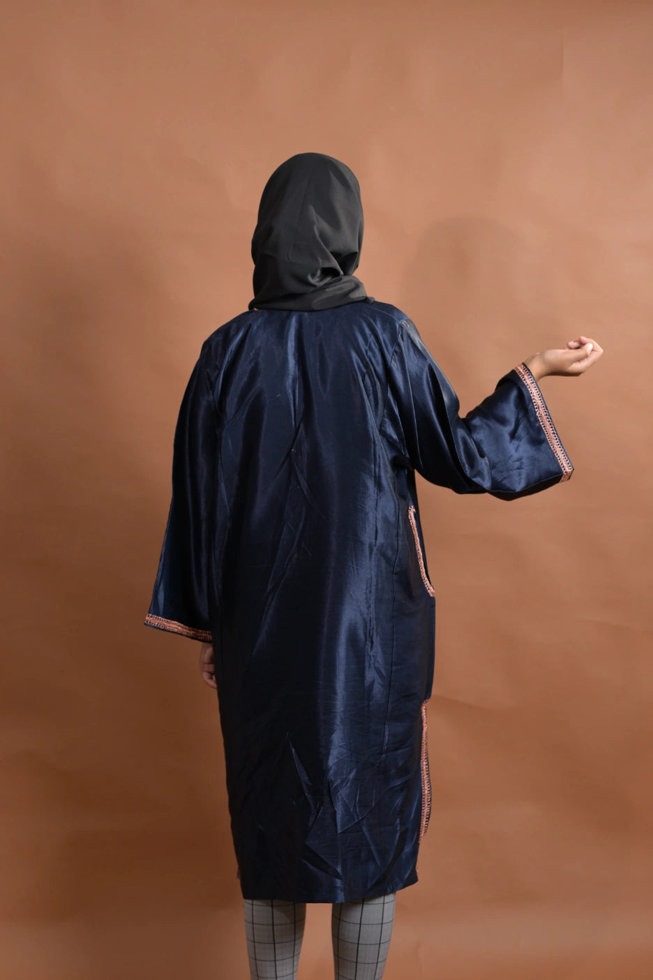 baraqah female blue color kashmiri traditional pheran for women
