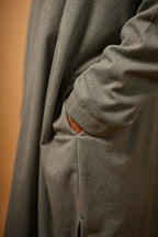 Light Green Dotted winter Pheran for men 
