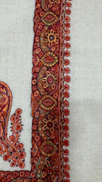baraqah hand embroided pure pashmina shawl for women 
