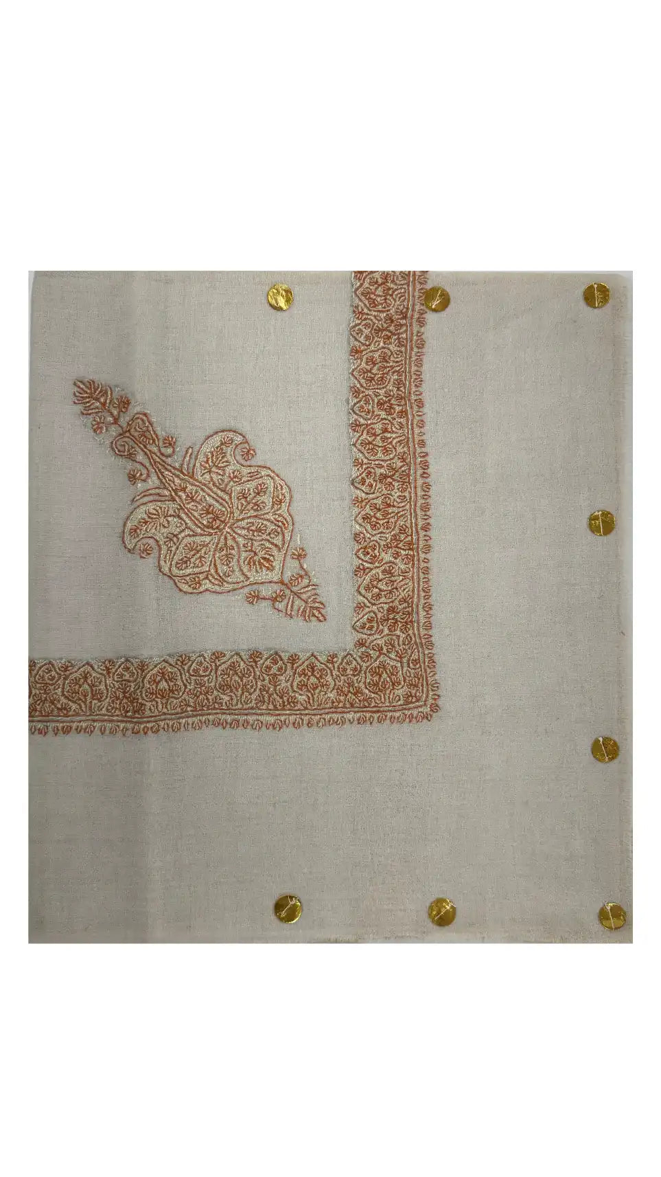 baraqah hand embroided pure pashmina shawl for women 