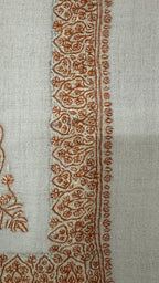 baraqah hand embroided pure pashmina shawl for women 