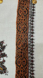 baraqah hand embroided pure pashmina shawl for women 