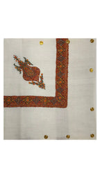 baraqah hand embroided pure pashmina shawl for women 