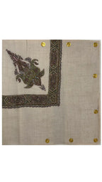 baraqah hand embroided pure pashmina shawl for women 