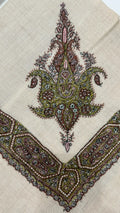 baraqah hand embroided pure pashmina shawl for women 