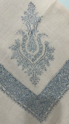 baraqah hand embroided pure pashmina shawl for women 