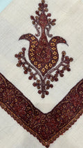 baraqah hand embroided pure pashmina shawl for women 