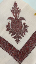 baraqah hand embroided pure pashmina shawl for women 