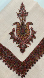 baraqah hand embroided pure pashmina shawl for women 