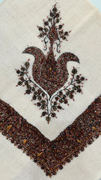 baraqah hand embroided pure pashmina shawl for women 