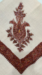 baraqah hand embroided pure pashmina shawl for women 