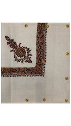 baraqah hand embroided pure pashmina shawl for women 