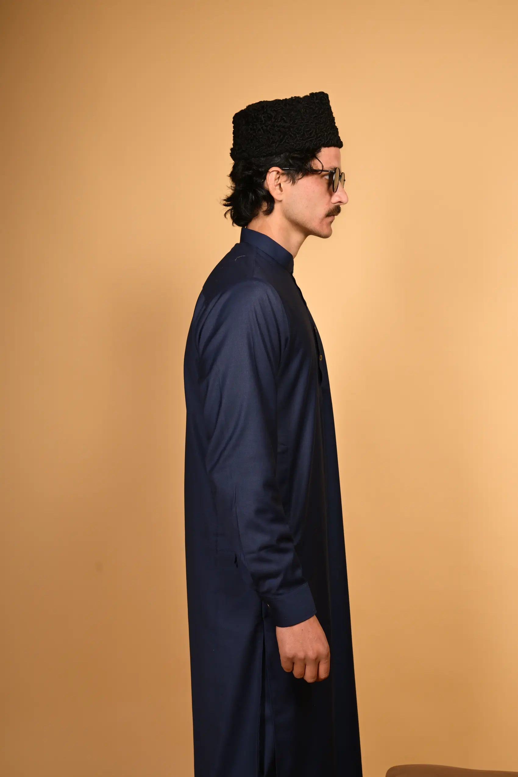 ink blue tamtadu kameez shalwar for men 