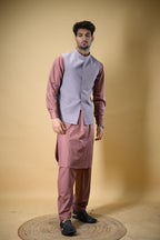 Lavender Bandgala Waistcoat