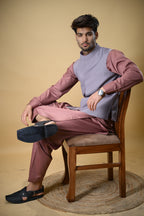 Lavender Bandgala Waistcoat