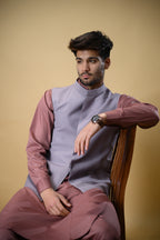 Lavender Bandgala Waistcoat
