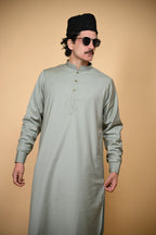 light green tamtadu kameez shalwaar for men 
