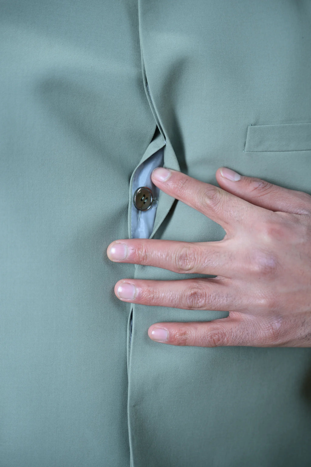 Mint Green Bandgala Waistcoat
