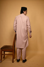 muted blush pre winter tamtadu kameez shalwar for men 