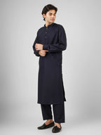 navy blue  kameez shalwaar for men