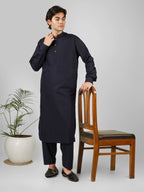 navy blue  kameez shalwaar for men