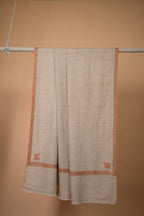 border embriodered pashmina shawl for women 