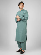 rashieq aquamarine kameez shalwaar for men